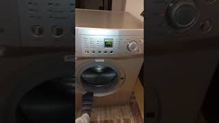 DAEWOO washing machine FIJI 1 LITRE water bottle 450 rpm unbalanced test mode spin [upl. by Alket]