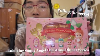 ˚｡⋆౨ৎ˚ Unboxing Sonny Angel Christmas Dinner Series Full Set Blindbox˚｡⋆౨ৎ˚ [upl. by Eniarol898]