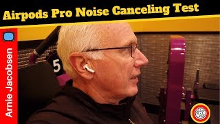 Airpods Pro Noise Cancelling Test [upl. by Wiese]