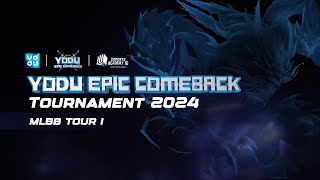 YODU EPIC COMEBACK  MLBB Tournament Wave 1 [upl. by Lilybelle169]