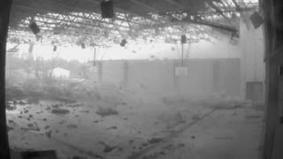 Weather Caught On Camera Tornado Slams into School [upl. by Dnomso]