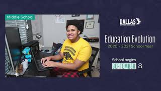 Dallas ISD Distance Learning DayInTheLife Middle School [upl. by Compton]