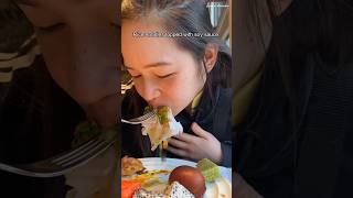 Rating Everything I Ate At A Buffet Breakfast china whatieat foodie mukbang [upl. by Assiram]