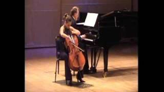 Schubert Sonata Arpeggione for cello and piano Joanna Kielarcello [upl. by Oigroig833]