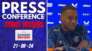 Cyriel Dessers on Hamza Igamane’s Rangers competition [upl. by Nahij]