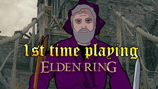 1st time playing ELDEN RING ANIMATION EP1 [upl. by Nnahgem961]