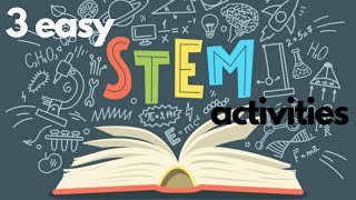 3 Easy STEM Activities for Preschool amp Kindergarten Encourage Science Tech Engineering amp Math [upl. by Jenifer]