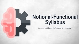 Beyond Method The NotionalFunctional Syllabus [upl. by Bobbette776]