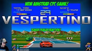 quotVespertinoquot STUNNING NEW AMSTRAD CPC GAME Reacting To Teaser Trailer [upl. by Galatia]