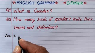 what is gender  how many kinds of gender  types of gender  kinds of gender definition [upl. by Ilojne20]