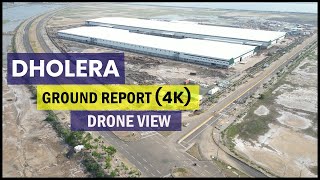 Dholera Latest Ground Report Drone view 4K dholerasmartcity [upl. by Coppock]