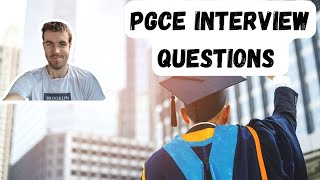 PGCE Interview Questions [upl. by Egerton60]