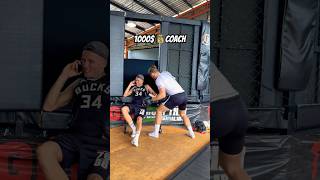 5 coach VS 1000 coach 💰🤣 funnyvideo boxingtraining [upl. by Enoek138]