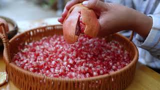 Homemade Pomegranate Wine Guizhou Authentic Style [upl. by Noraa650]