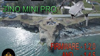 Hubsan Zino Mini Pro Firmware 120 and 145 Test Flight [upl. by Maggee]