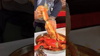 King crab🦀Leg Preparing cajunseafood seafood lobster kingcrablegs food viral crab kingcrab [upl. by Jochbed]