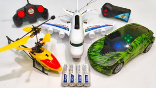 Radio Control Airbus A380 and Remote Control Racing Rc Car Unboxing helicopter aeroplane jahaj z [upl. by Ailat596]