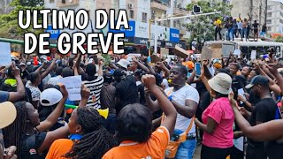 ULTIMO DIA DE GREVE EM MOÇAMBIQUE [upl. by Ardnauqal]