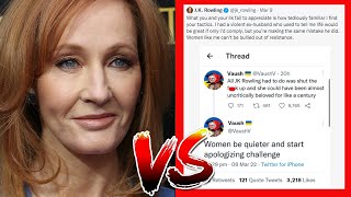 JK Rowling Slaps Down YouTuber Vaush on Twitter [upl. by Eri]