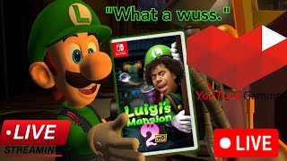 I CANT STAND THESE GHOST  Luigis Mansion Dark Moon LIVE STREAM  1 [upl. by Melosa]