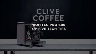 Profitec Pro 500 PID  Tech Tips [upl. by Apple]