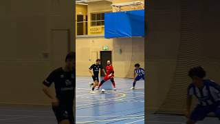 Double Trouble 🥜🔥 futsal double nutmeg goalkeeper goal futsalskills shorts [upl. by Elva]