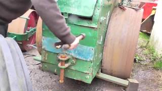 Aveling Barford GB roller built in 1946Start up [upl. by Tades]