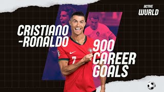 Cristiano Ronaldo Scores 900 Career Goals  A Historic Milestone cristiano [upl. by Wiatt211]