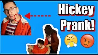 HICKEY PRANK ON GIRLFRIEND GETS VIOLENT Prank CouplePrank [upl. by Blanch586]