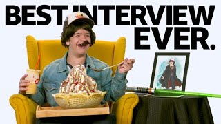 quotStranger Thingsquot Star Gaten Matarazzo Has The Best Interview Ever [upl. by Collbaith438]