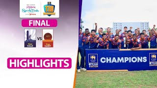 HIGHLIGHTS  Galle vs Kandy  Final  T10 Cricket Tournament  Sri Lanka Sports Fiesta 2024 [upl. by Ellehsar90]