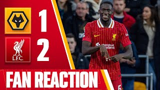 Wolves 12 Liverpool  Post Match Fan Reaction [upl. by Alemahs904]