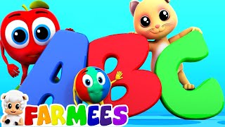 The Phonics Song  Alphabets Song  Nursery Rhymes  ABC Songs by Farmees [upl. by Gaillard]