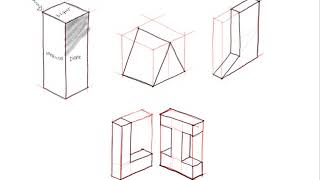 Isometric Drawing Crates Shapes and Your Initials [upl. by Ninazan]