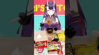 VTUBER OniGiri Spicy noodle challenge [upl. by Ahseet]