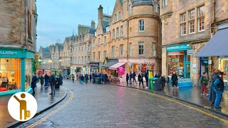 Edinburgh Scotland  Walking Tour 4K HDR 60fps [upl. by Penney]