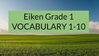 Eiken Grade 1 VOCABULARY 110 [upl. by Kassel552]