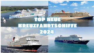 Top 5 neue Kreuzfahrtschiffe 2024 [upl. by Smeaj]