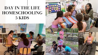 Day in the Life Homeschooling 5 kids in Spring [upl. by Omidyar]