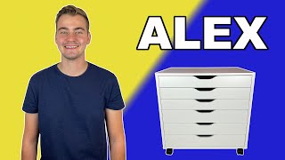 ALEX Drawer Unit on Casters IKEA Tutorial [upl. by Lurlene]