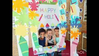 Holi Celebration at London kids Vadgaon 2023 24 [upl. by Nahtnaoj]