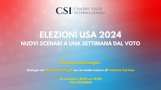 Elezioni USA 2024 nuovi scenari a una settimana dal voto [upl. by Enak300]