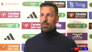 Ruud van Nistelrooy Interview  Manchester United 52 Leicester City [upl. by Sherrill609]