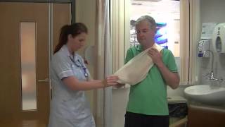 How to apply a High Arm Sling [upl. by Dnar]