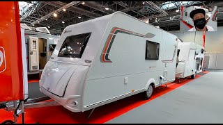 Sterckeman Easy 470 PE kids caravan travel trailer camper new model walkaround and interior K1668 [upl. by Nebe100]