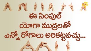 Types Of Yoga Mudras In Telugu  Health Benefits Of Yoga Mudra  TeluguOne Health [upl. by Bortz877]