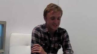 Tom Felton Interviewed at Comic Con 2010 Part I [upl. by Aranaj]