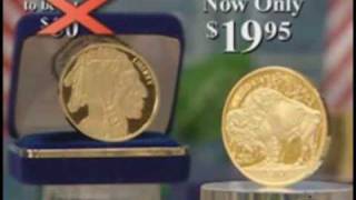 Scam Commerical  50 Gold Buffalo Coin [upl. by Gathers525]