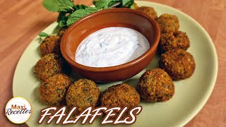 Falafels Maison avec Sauce Blanche  Recette Facile [upl. by Ogdan]