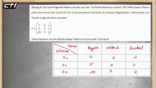 Matrizen und Prozessdiagramme  Lineare Algebra ★ Übung und Lösung [upl. by Aicinad]